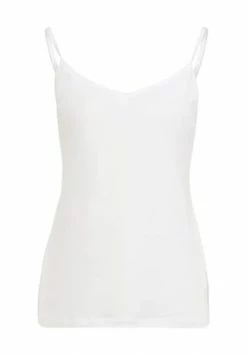 CALIDA Natural Joy Unterhemd, Verstellbare Träger, Für Damen 001 WEISS