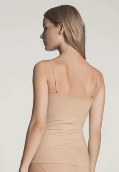 CALIDA Natural Comfort Unterhemd, Spaghetti-Träger, Für Damen 160 ROSE TEINT -MEY Shop unnamed file 1016