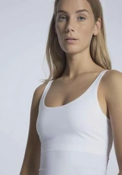 Alternative view of CALIDA Natural Comfort Unterhemd, Single Jersey, Für Damen. 001 WEISS