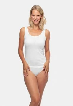 POMPADOUR Unterhemd / Tanktop 5er Pack - Organic Cotton Weiß 10 POMPADOUR Unterhemd / Tanktop 5er Pack - Organic Cotton Weiß -MEY Shop unnamed file 1041