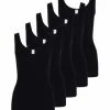 POMPADOUR Unterhemd / Tanktop 5er Pack - Organic Cotton Schwarz 1 POMPADOUR Unterhemd / Tanktop 5er Pack - Organic Cotton Schwarz -MEY Shop unnamed file 1043