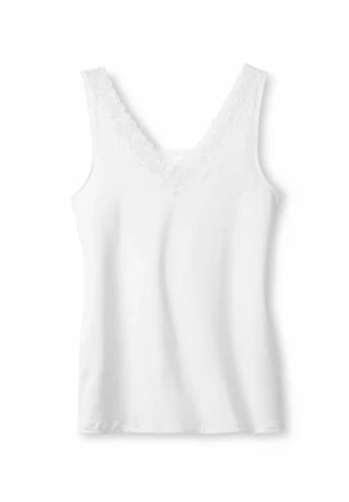 CALIDA Damen Tank-Top Natural Comfort Weiss 3 CALIDA Damen Tank-Top Natural Comfort Weiss