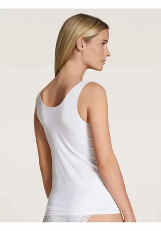 CALIDA Damen Tank-Top Natural Comfort Weiss 5 CALIDA Damen Tank-Top Natural Comfort Weiss – Bild 3