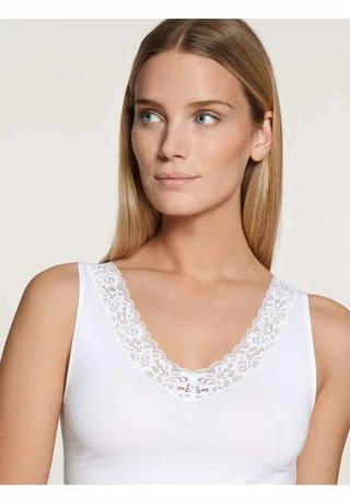 CALIDA Damen Tank-Top Natural Comfort Weiss 7 CALIDA Damen Tank-Top Natural Comfort Weiss – Bild 5