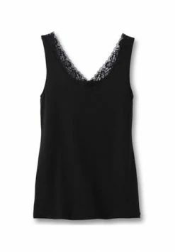 CALIDA Damen Tank-Top Natural Comfort Schwarz
