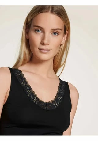 CALIDA Damen Tank-Top Natural Comfort Schwarz 7 CALIDA Damen Tank-Top Natural Comfort Schwarz – Bild 5