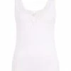 -con-ta- Unterhemd, Spitzen-Details, V-Ausschnitt, Für Damen 100 WEISS -MEY Shop unnamed file 1131
