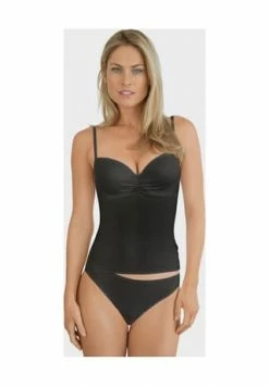 Nina Von C. Secret Unterhemd, Softschale, Raffungen, Für Damen 200-SCHWARZ