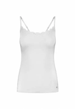 JOOP! Damen Unterhemd - Spaghetti Top, Mere Comfort, TENCEL™ Modal Micro, Uni Weiß