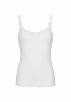 Nina Von C. Damen Tank-Top Fine Cotton Weiß