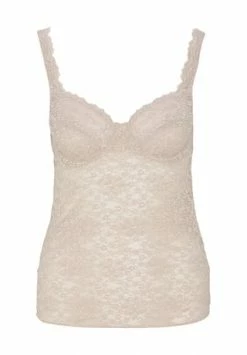 Nina Von C. BH-Hemd, Nahtlos, Spitze, Für Damen Beige