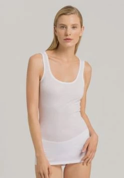 Alternative view of HANRO Ultralight Tank-Top, Uni, U-Ausschnitt, Für Damen 0101/ WHITE