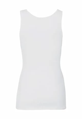 HANRO Ultralight Tank-Top, Uni, U-Ausschnitt, Für Damen 0101/ WHITE 6 HANRO Ultralight Tank-Top, Uni, U-Ausschnitt, Für Damen 0101/ WHITE – Bild 4