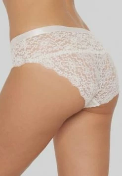 MANGUUN Hüftslip, Spitze, Schleife, Für Damen 140 WEISS -MEY Shop unnamed file 1289