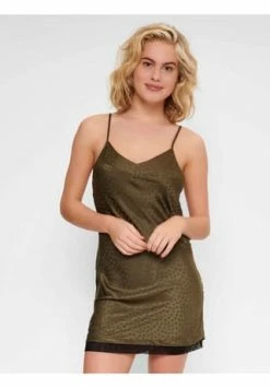 Alternative view of LingaDore® Damen Satin Negligé Daily Olive Satin Stars