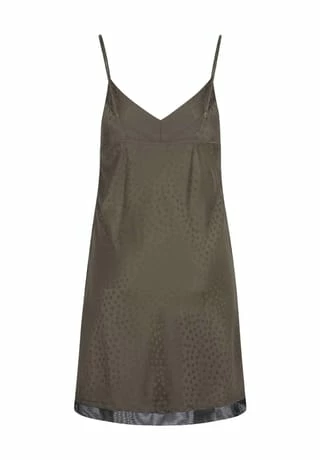 LingaDore® Damen Satin Negligé Daily Olive Satin Stars 6 LingaDore® Damen Satin Negligé Daily Olive Satin Stars – Bild 4