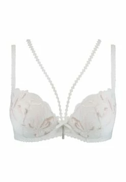 Aubade Encre De Chine Push-Up-BH, Spitze, 3-fach-verstellbar, Für Damen ETER OPAL WEISS