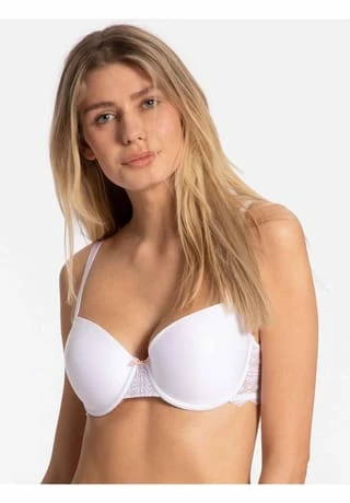 Passionata® T-Shirt-BH, Spitze, Uni, Für Damen Weiß 4 Passionata® T-Shirt-BH, Spitze, Uni, Für Damen Weiß – Bild 2