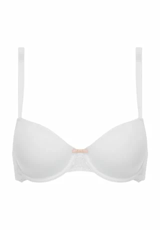 Passionata® T-Shirt-BH, Spitze, Uni, Für Damen Weiß 5 Passionata® T-Shirt-BH, Spitze, Uni, Für Damen Weiß – Bild 3