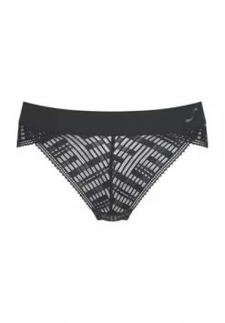 Sloggi Slip, Spitze, Transparent, Für Damen Schwarz