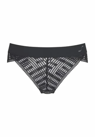 Sloggi Slip, Spitze, Transparent, Für Damen Schwarz 3 Sloggi Slip, Spitze, Transparent, Für Damen Schwarz