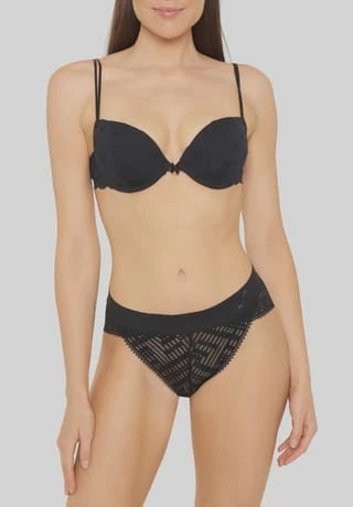 Sloggi Slip, Spitze, Transparent, Für Damen Schwarz 5 Sloggi Slip, Spitze, Transparent, Für Damen Schwarz – Bild 3