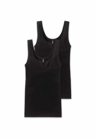 SCHIESSER Träger-Top2er 144359sieB, SCHWARZ, 50 SCHWARZ 3 SCHIESSER Träger-Top2er 144359sieB, SCHWARZ, 50 SCHWARZ