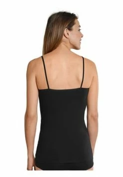 SCHIESSER Unterhemd, U-Ausschnitt, Für Damen Schwarz -MEY Shop unnamed file 1426
