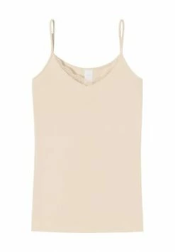 SCHIESSER Unterhemd, Spitze, Herzförmigen Ausschnitt, Für Damen 402 SAHARA