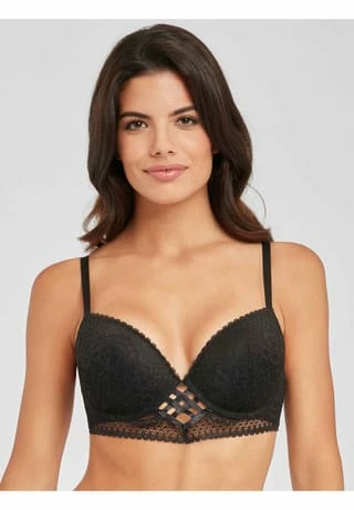 LASCANA Damen Push-Up-BH Isara Black 4 LASCANA Damen Push-Up-BH Isara Black – Bild 2