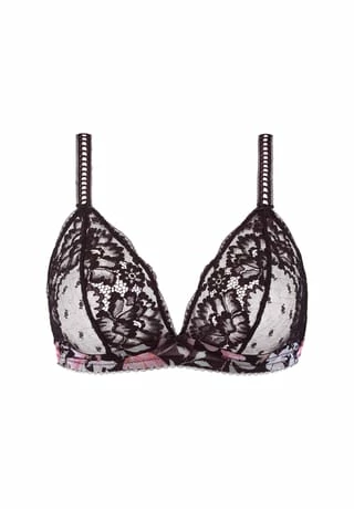 Aubade Damen Triangel-BH Magic Garden Pivoine Noire 3 Aubade Damen Triangel-BH Magic Garden Pivoine Noire