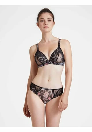 Aubade Damen Triangel-BH Magic Garden Pivoine Noire 6 Aubade Damen Triangel-BH Magic Garden Pivoine Noire – Bild 4