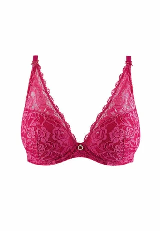 Aubade Damen Schal Push-Up BH Rosessence Fuchsia 3 Aubade Damen Schal Push-Up BH Rosessence Fuchsia