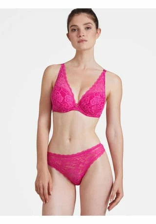 Aubade Damen Schal Push-Up BH Rosessence Fuchsia 7 Aubade Damen Schal Push-Up BH Rosessence Fuchsia – Bild 5