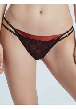 Alternative view of LASCANA Damen String Black-Copper