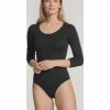 CALIDA Natural Comfort Body, Langarm, Uni, Für Damen 992 SCHWARZ 2 CALIDA Natural Comfort Body, Langarm, Uni, Für Damen 992 SCHWARZ -MEY Shop unnamed file 315