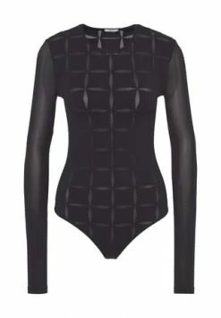 Wolford Body, Langarm, Rundhals, Für Damen 7005 BLACK