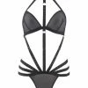Aubade Rencontre Anonyme Body, Bügellos, Riemen, String, Nieten, Für Damen NOIR 2 Aubade Rencontre Anonyme Body, Bügellos, Riemen, String, Nieten, Für Damen NOIR -MEY Shop unnamed file 406