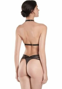 Aubade Rencontre Anonyme Body, Bügellos, Riemen, String, Nieten, Für Damen NOIR 10 Aubade Rencontre Anonyme Body, Bügellos, Riemen, String, Nieten, Für Damen NOIR -MEY Shop unnamed file 408