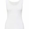 Nina Von C. Unterhemd, Baumwolle, Spitzen-Applikation, Für Damen 100 WEISS -MEY Shop unnamed file 440