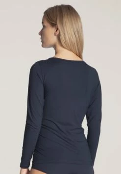 CALIDA Natural Joy Unterhemd, V-Ausschnitt, Für Damen 339 DARK LAPIS BL -MEY Shop unnamed file 447
