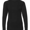 Moorhead Unterhemd, Rundhals, Langarm, Für Damen SCHWARZ -MEY Shop unnamed file 452
