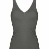 Sloggi Zero Feel Natural Unterhemd, V-Ausschnitt, Für Damen BLACK COMB. -MEY Shop unnamed file 488