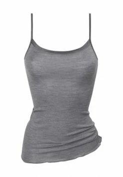CALIDA True Confidence Spaghetti-Top, Slim Fit, Für Damen 857 PLATIN MELÉ_