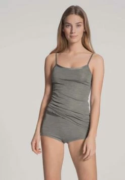Alternative view of CALIDA True Confidence Spaghetti-Top, Slim Fit, Für Damen 857 PLATIN MELÉ_