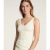 CALIDA Unterhemd "Cate", V-Ausschnitt, Breite Träger, Für Damen 911 ALABASTER CREME -MEY Shop unnamed file 499