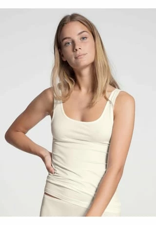 CALIDA Unterhemd, Breite Träger, U-Ausschnitt, Für Damen 910 STAR WHITE 4 CALIDA Unterhemd, Breite Träger, U-Ausschnitt, Für Damen 910 STAR WHITE – Bild 2