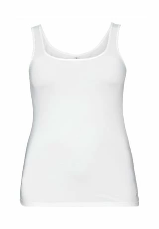 Sheego Tanktop Weiß 3 Sheego Tanktop Weiß