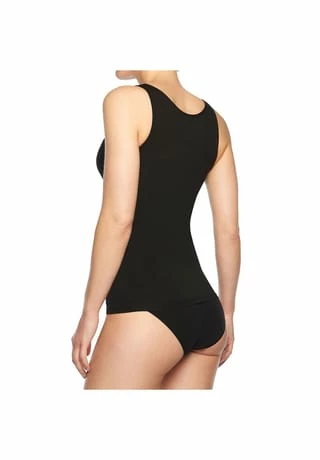 Bamboo Basiscs© Damen Tank Top ANNA, 2er Pack - Unterhemd, Rundhals, Single Jersey Schwarz 5 Bamboo Basiscs© Damen Tank Top ANNA, 2er Pack - Unterhemd, Rundhals, Single Jersey Schwarz – Bild 3