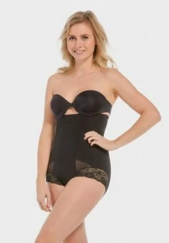 MAGIC BODYFASHION® Super Control Highwaist-Slip, Spitze, Für Damen SCHWARZ -MEY Shop unnamed file 59